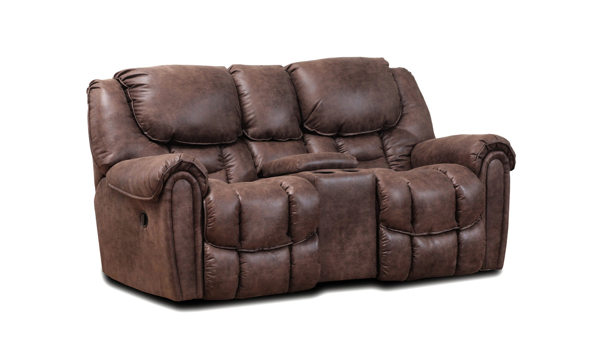 Del Mar Mocha Rocking Reclining Loveseat