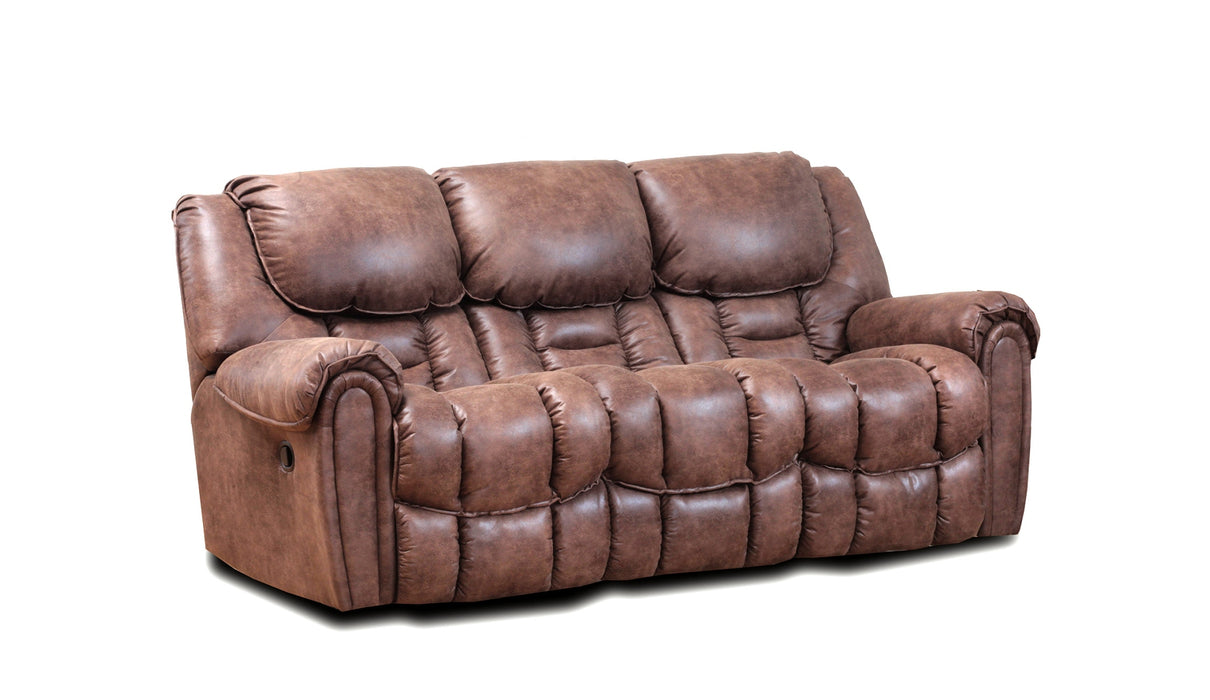 Del Mar Mocha Reclining Sofa