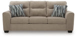 Olten Living Room Set - Mocha 2-Piece: Sofa/Oversized Chair