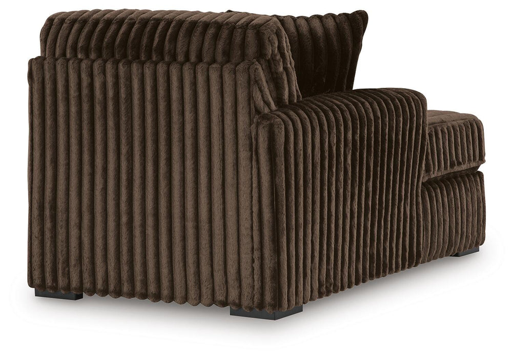 Midnight-Madness Sectional with Chaise