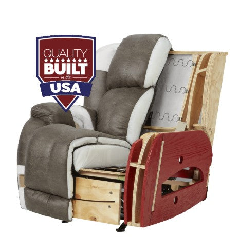 Del Mar Mocha Rocking Reclining Loveseat